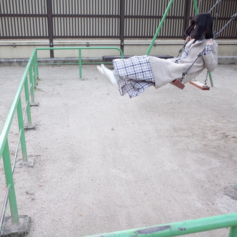 2way极长洋装 灰格色 - 洋装/连衣裙 - 棉．麻 灰色