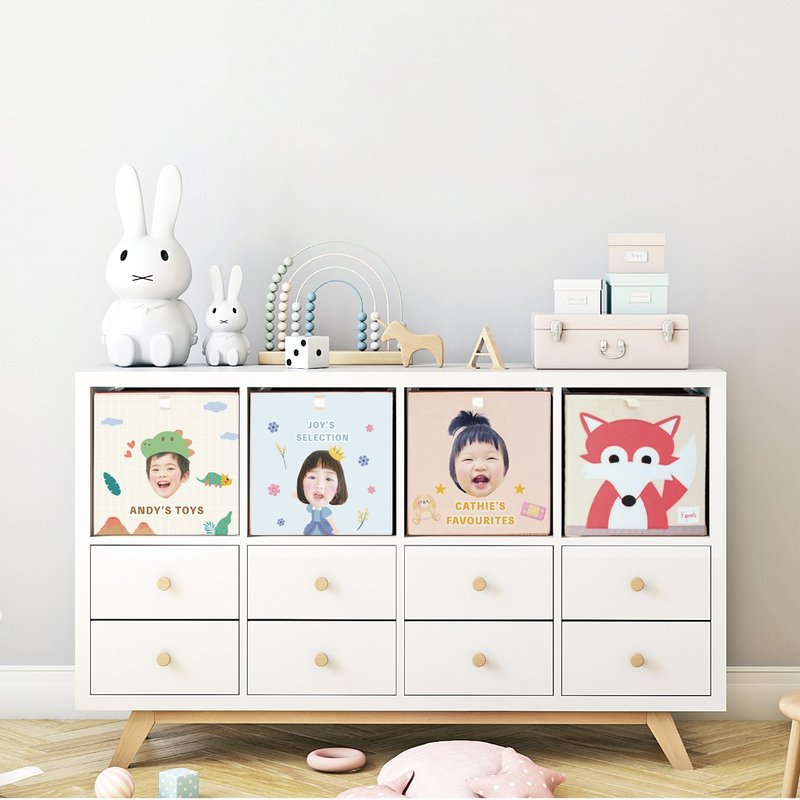 定制礼物 | 定制玩具收纳箱 (1入) - 收纳用品 - 其他人造纤维 