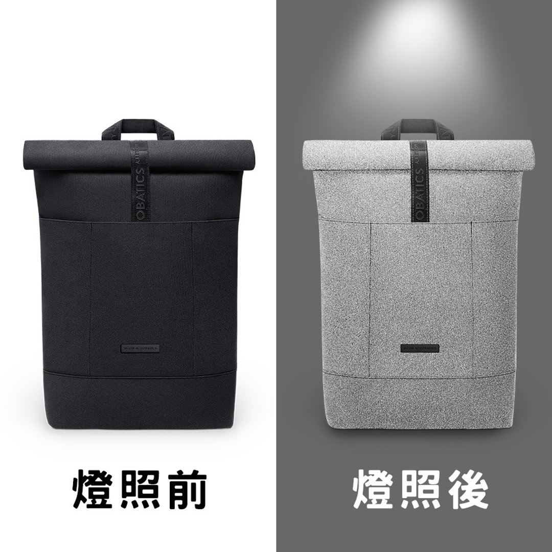 Hajo Medium Phantom 后背包M (银河灰) 电脑包 后背包 防泼水 - 后背包/双肩包 - 环保材料 黑色
