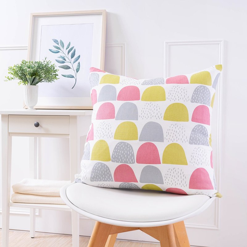 简约系列抱枕-馒馒山绿 - 枕头/抱枕 - 棉．麻 