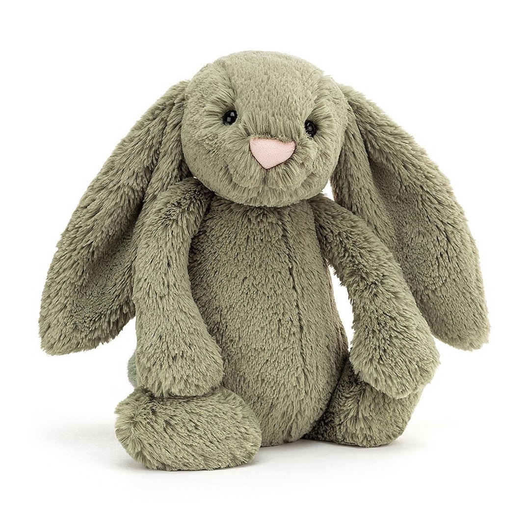 Bashful Fern Bunny 抹茶绿兔 31cm - 玩偶/公仔 - 聚酯纤维 绿色