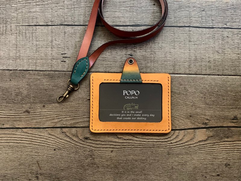 POPO│铬黄│独创设计· 证件套│真皮革 - 证件套/卡套 - 真皮 黄色