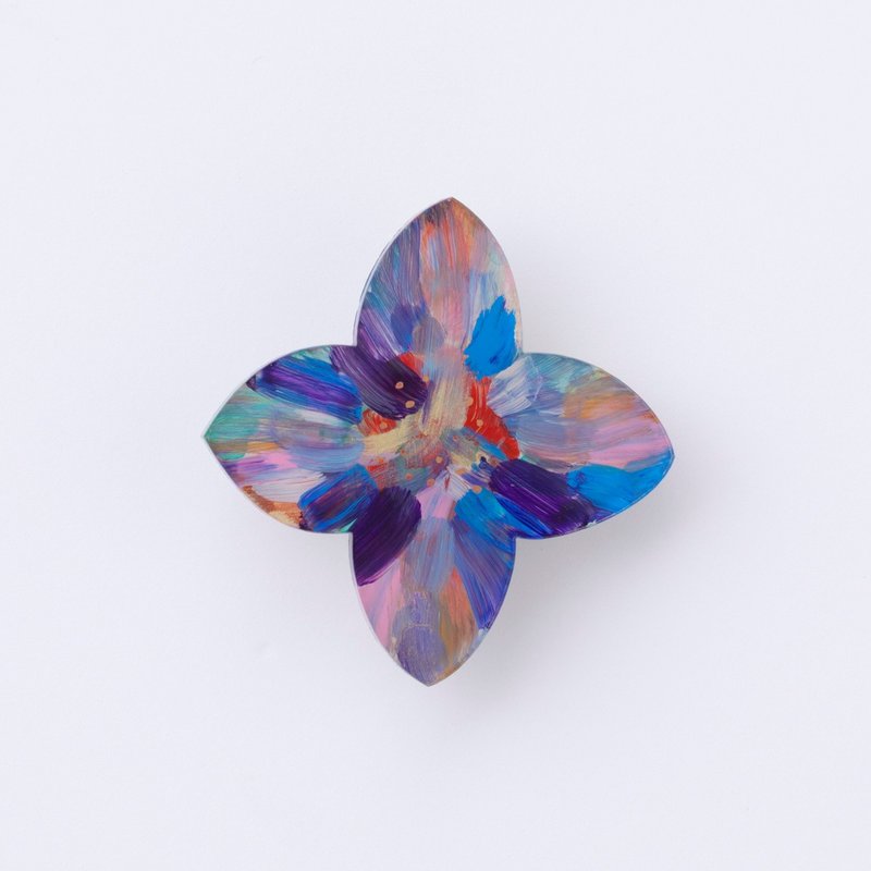 胸针 - 胸针 - 压克力 蓝色