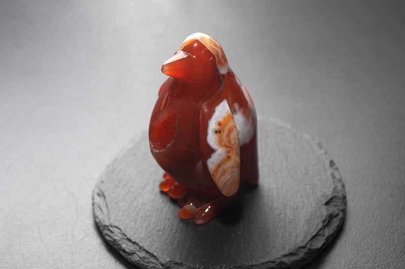 企鹅玛瑙聚宝盆 矿石/水晶/灵修/开运/招财/破煞/防小人 - 摆饰 - 半宝石 