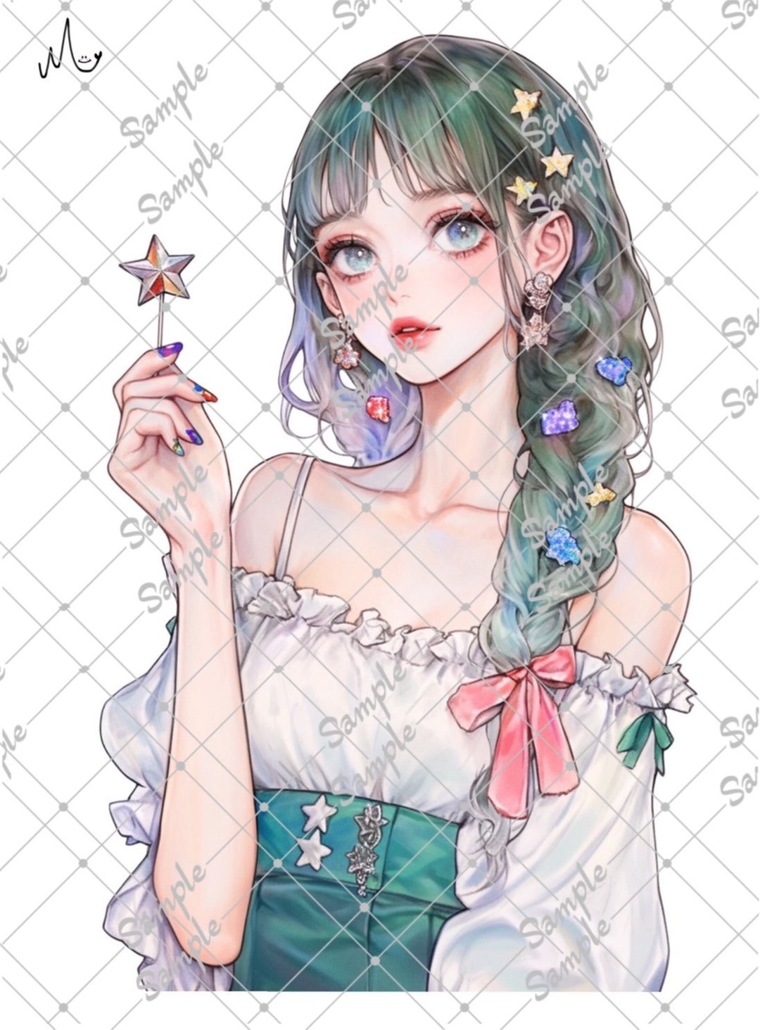 原创人物贴纸 12月新款 - 贴纸 - 纸 