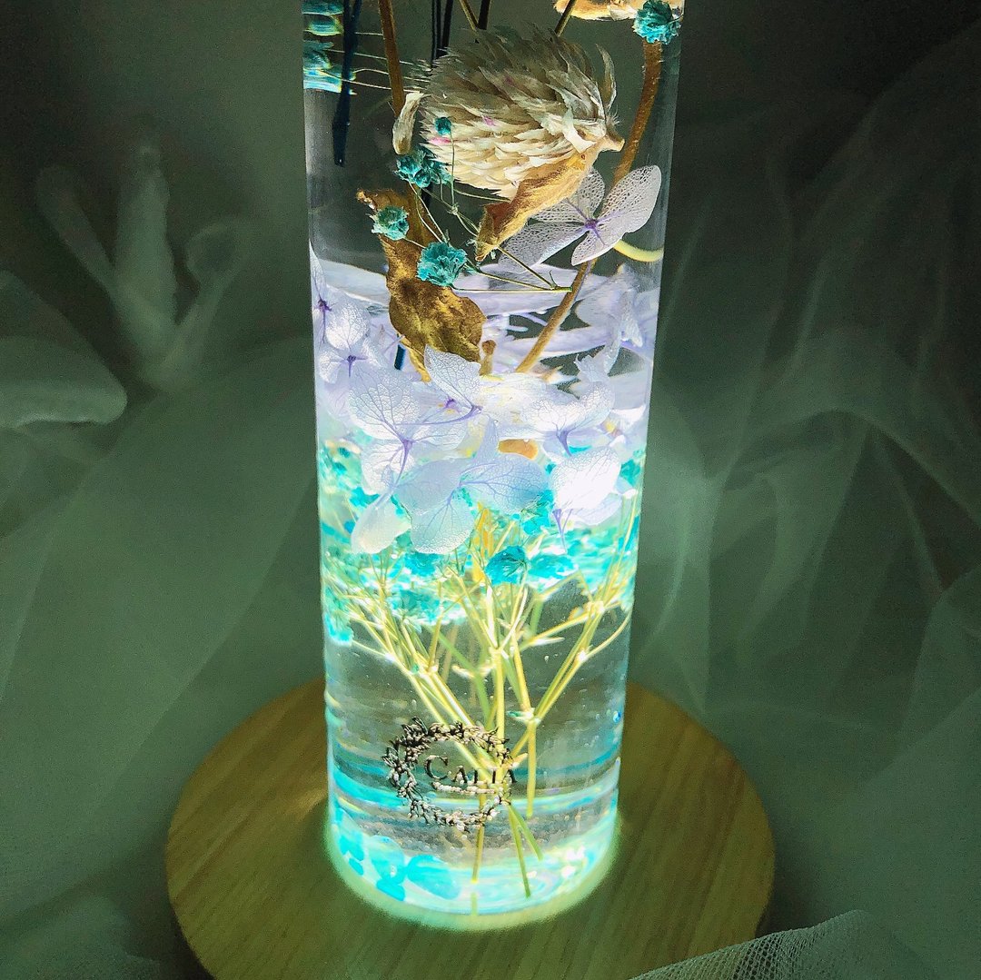 浮游花扩香灯 - 灯具/灯饰 - 植物．花 蓝色