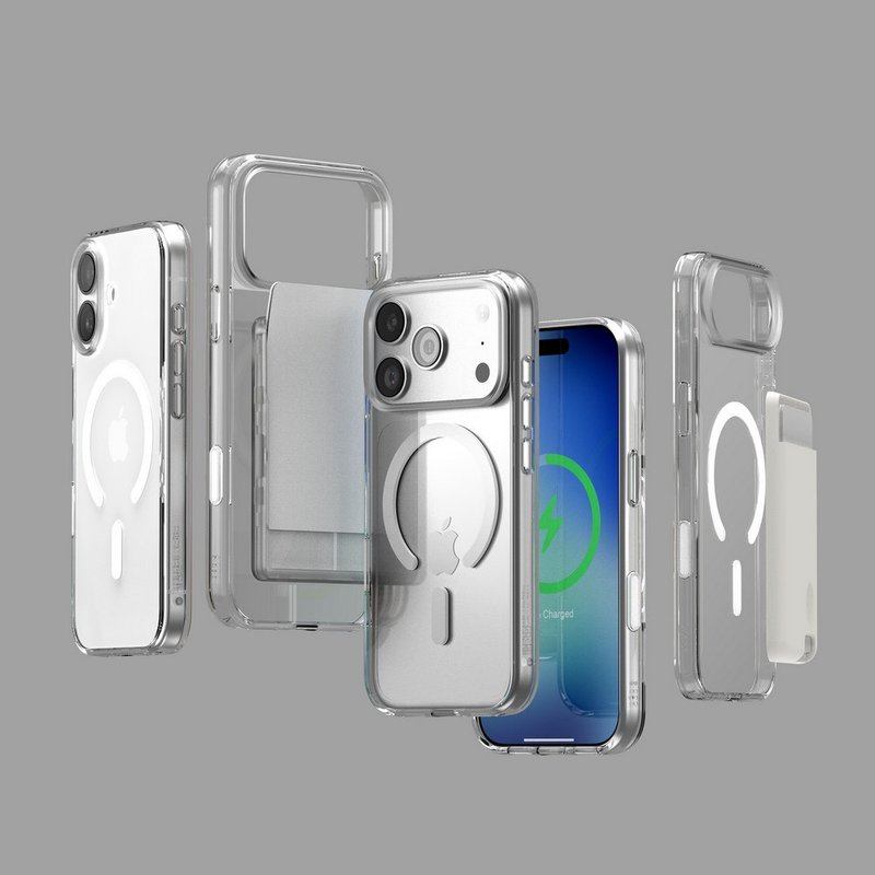 elago iPhone 17/Air/Pro/Pro Max 磁吸防摔边框Hybrid透明手机壳 - 手机壳/手机套 - 其他材质 透明