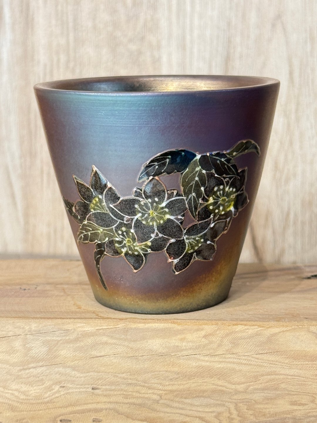 礼品/釉彩柴烧杯/手工彩绘/手作/主人杯/醒酒神器/独一无二 - 茶具/茶杯 - 陶 
