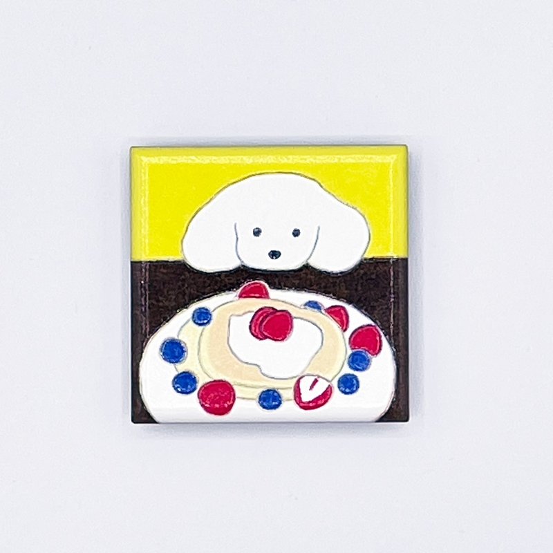 Natsumi Teraoka　松饼与小狗磁铁 - 冰箱贴/磁贴 - 其他材质 多色