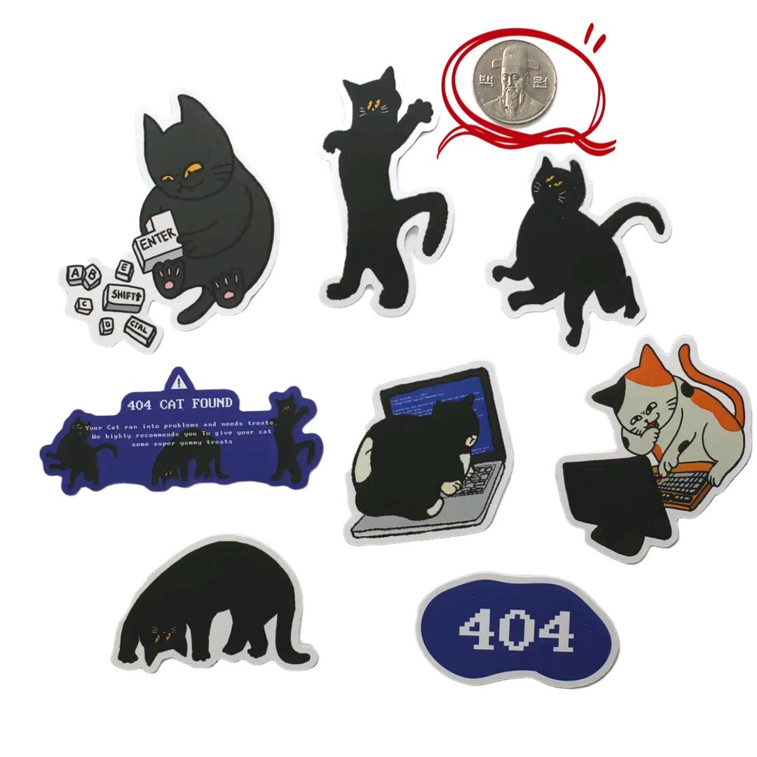 坏掉的猫咪 贴纸包 - 贴纸 - 纸 