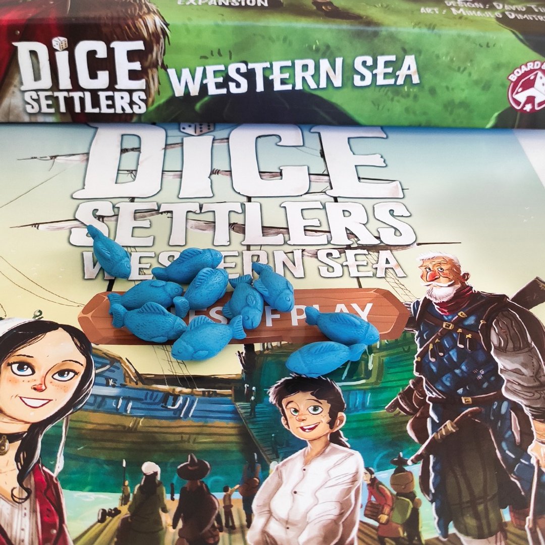 与 Dice Settlers.Western Sea 棋盘游戏兼容的豪华代币捆绑包。 - 桌游/玩具 - 其他材质 
