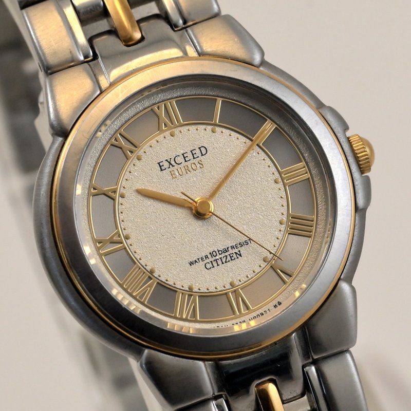 Citizen EXCEED EURO 星辰 女表 石英表 3330-C80487 古董表 复古表 - 女表 - 不锈钢 银色