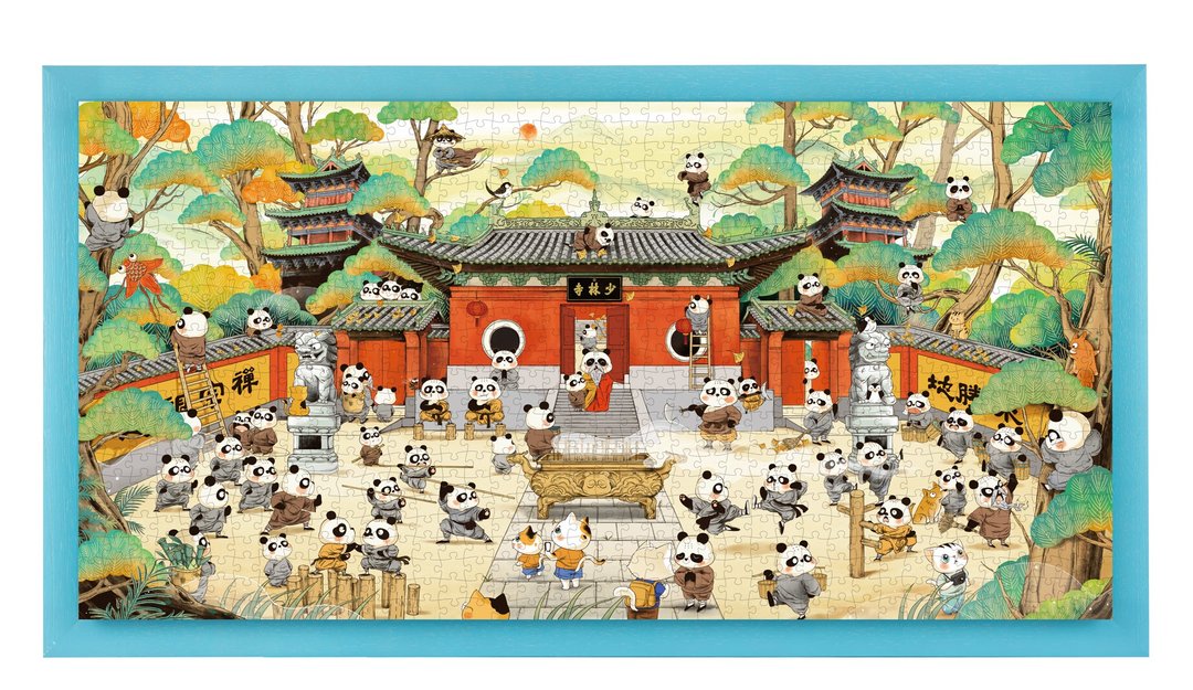 功夫熊猫 1000片拼图 - 拼图 - 纸 