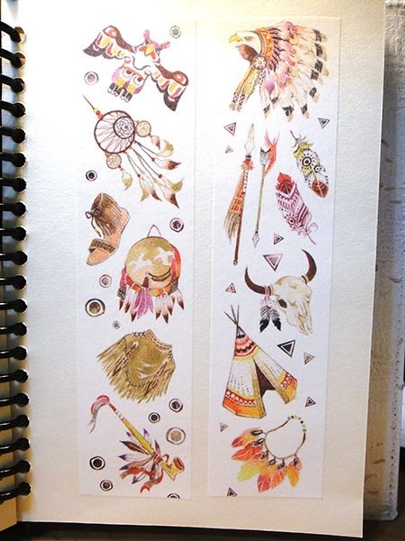 Indian / 印第安 纸胶带 - 纸胶带 - 纸 多色