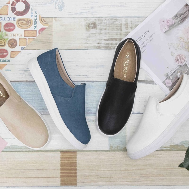 四季穿搭绝配懒人鞋 1BC59 - 芭蕾鞋/娃娃鞋 - 人造皮革 黑色