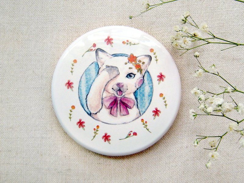 猫猫随身镜 镜子 - 彩妆刷具/镜子/梳子 - 塑料 多色