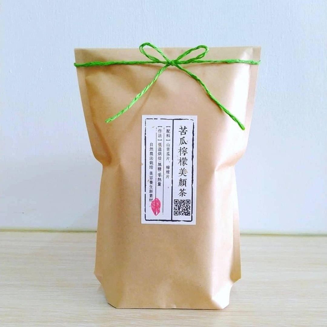 【团购组/包邮】苦瓜柠檬美颜茶(一组8包/一包10入) - 茶 - 纸 卡其色