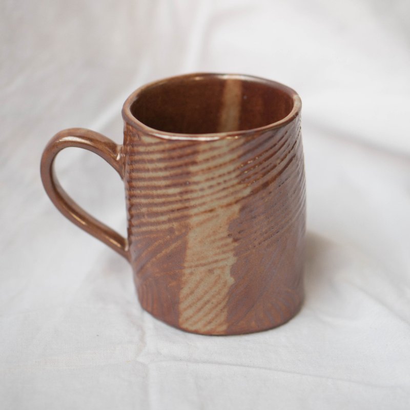 陶板马克杯 - 咖啡杯/马克杯 - 陶 红色