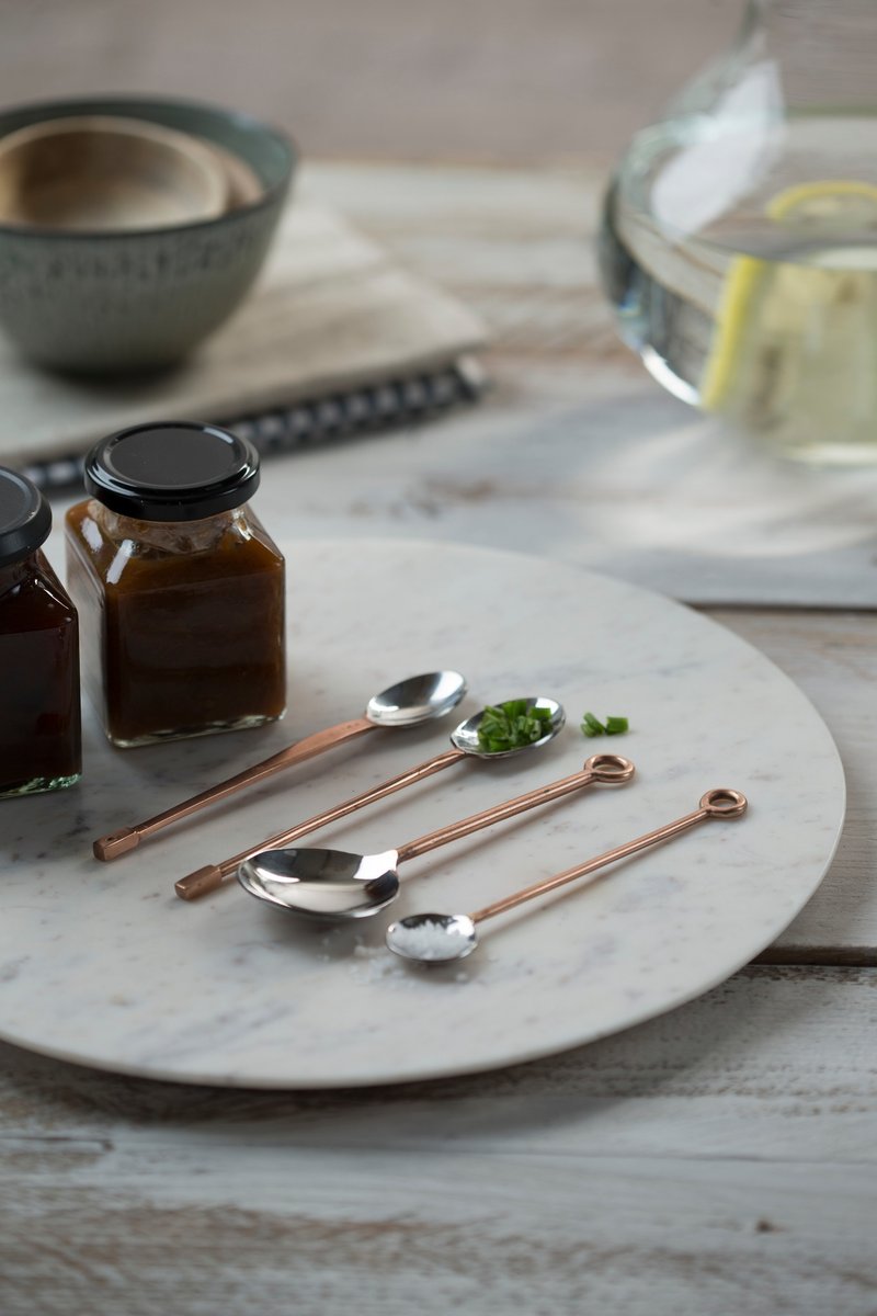 (独家代理) 调味匙 -Copper Condiment Spoons~英国入口 - 餐刀/叉/匙组合 - 其他金属 