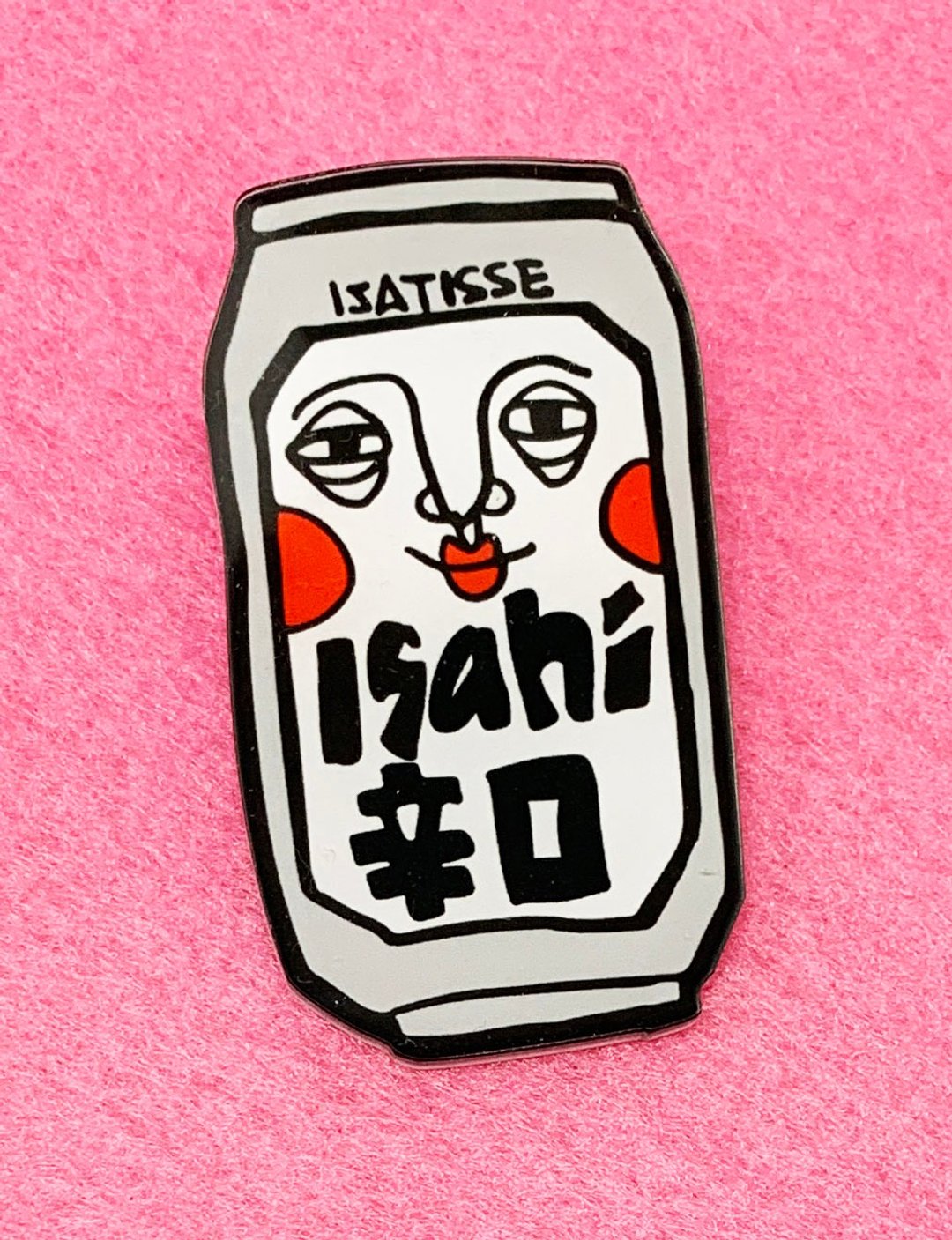 Isatisse眼袋女孩ISAHI别针 - 胸针 - 压克力 多色