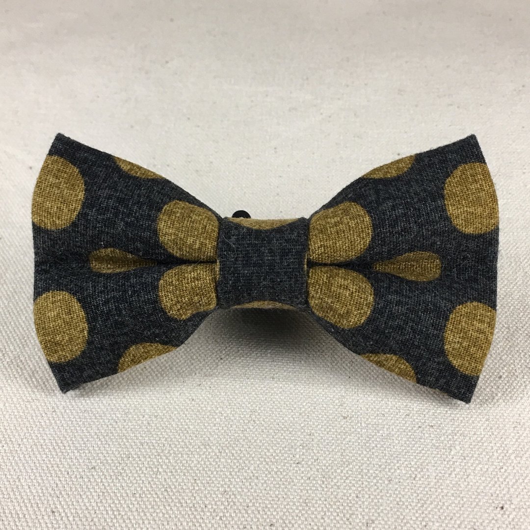 Mr.Tie 手工缝制领结 Hand Made Bow Tie 编号142 - 领带/领带夹 - 棉 橘色