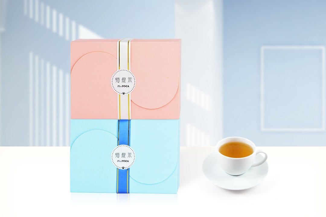 《猫痴茶》缤纷礼盒-系列茶包礼盒｜好神保庇 God bless you・12入装 - 茶 - 新鲜食材 