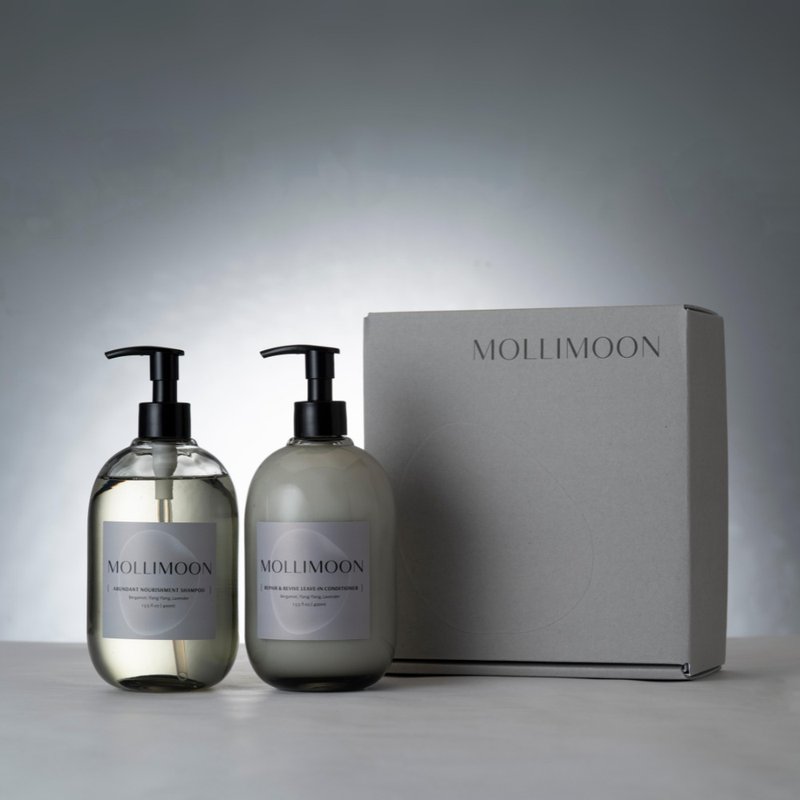 丰盈亮泽洗护发礼盒 | MOLLIMOON | 母亲节送礼首选 温柔护秀发 - 洗发用品 - 环保材料 