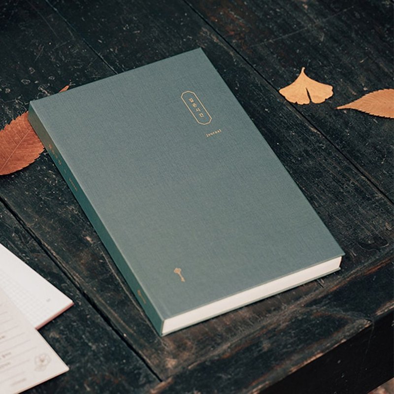 Livework 智慧钥匙日志笔记本(L)V2-典雅绿,LWK59109 - 笔记本/手帐 - 纸 绿色