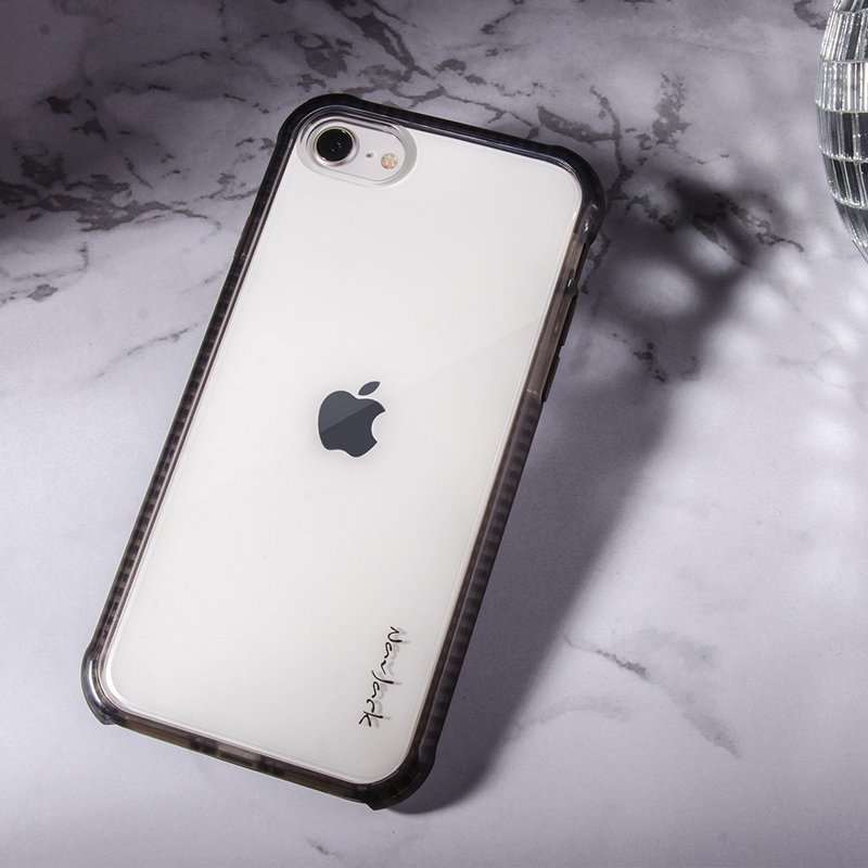 iPhone SE3 / SE2 / 8 / 7 (4.7寸) 超抗摔吸震空压保护壳 钴黑色 - 手机壳/手机套 - 塑料 黑色