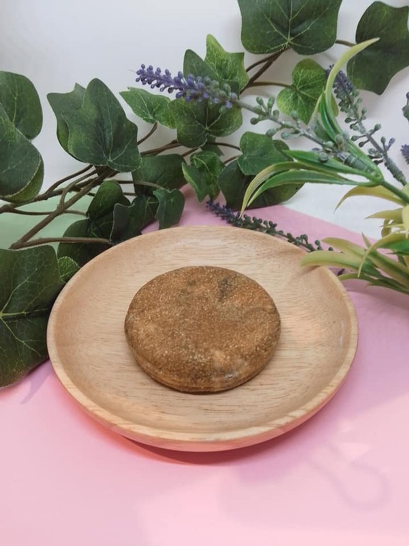 植物性泡泡洗发饼(决明子生姜)薰衣草精油 70g - 肥皂/手工皂 - 其他材质 绿色