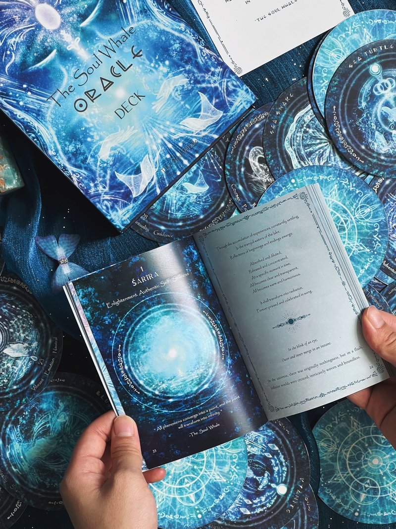 The Soul Whale 神谕卡 - 桌游/玩具 - 纸 蓝色