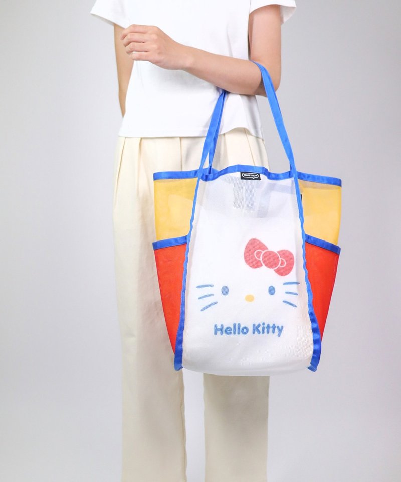 murmur 超好袋│ hello kitty (大头) - 手提包/手提袋 - 聚酯纤维 粉红色