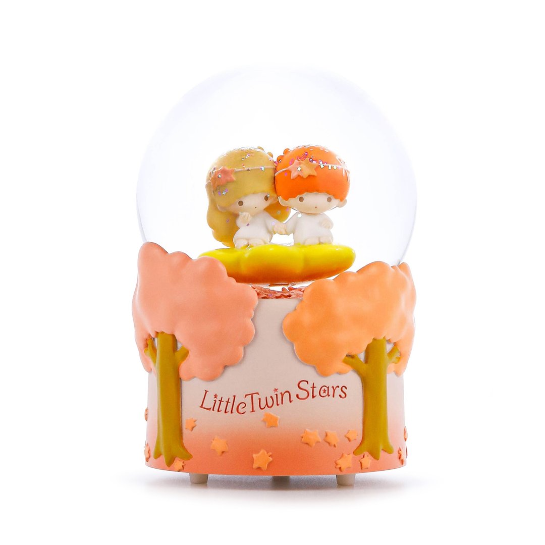 Little Twin Star双子星秋日赏枫趣水晶球音乐盒生日情人节圣诞 - 摆饰 - 玻璃 