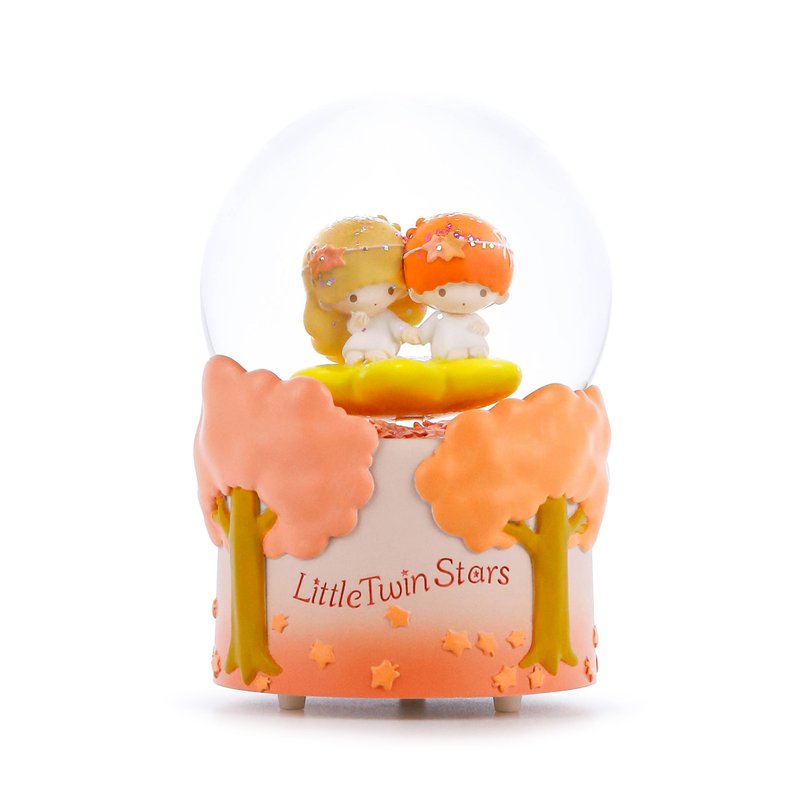 Little Twin Star双子星秋日赏枫趣水晶球音乐盒生日情人节圣诞 - 摆饰 - 玻璃 