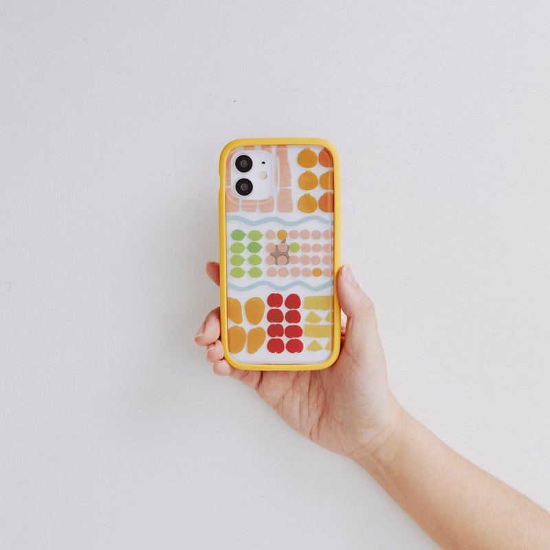 【预购-NX边框两用壳】印花乐X犀牛盾-老派冰果室/水果粉 - 手机壳/手机套 - 塑料 黄色