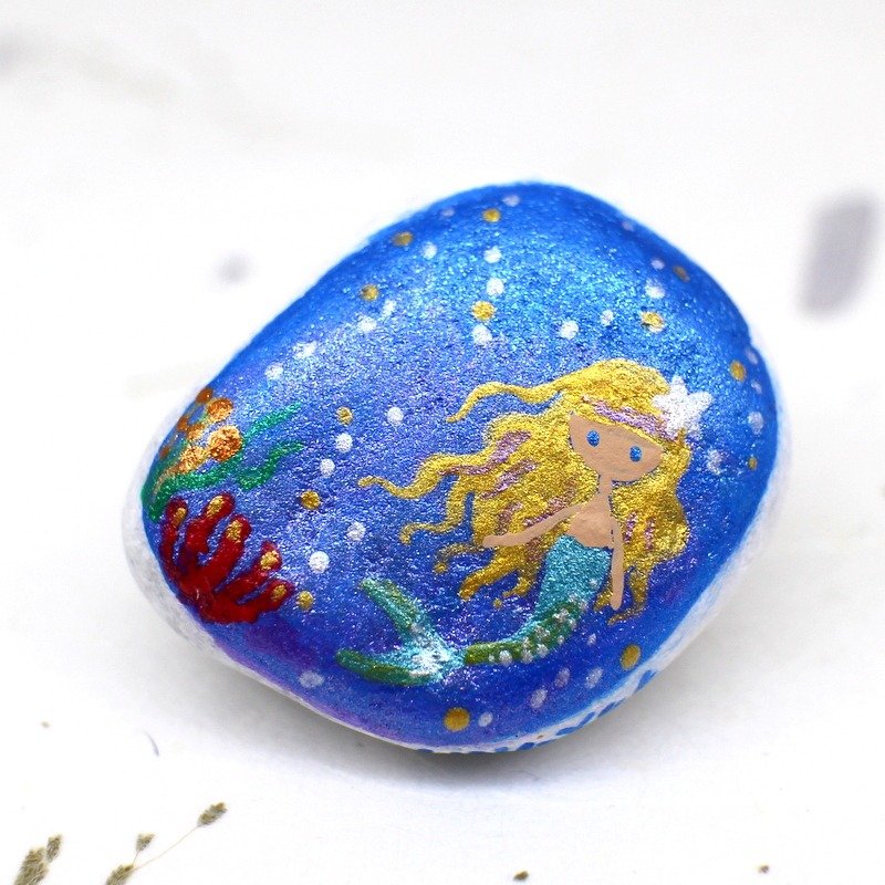 富察令儿·彩绘石头(中) - 摆饰 - 宝石 蓝色