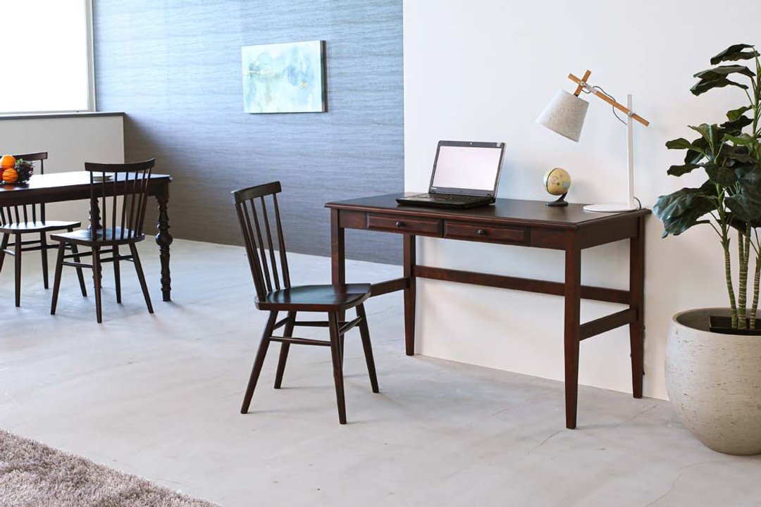 旭川家具 Create Furniture 北海 书桌 - 餐桌/书桌 - 木头 咖啡色