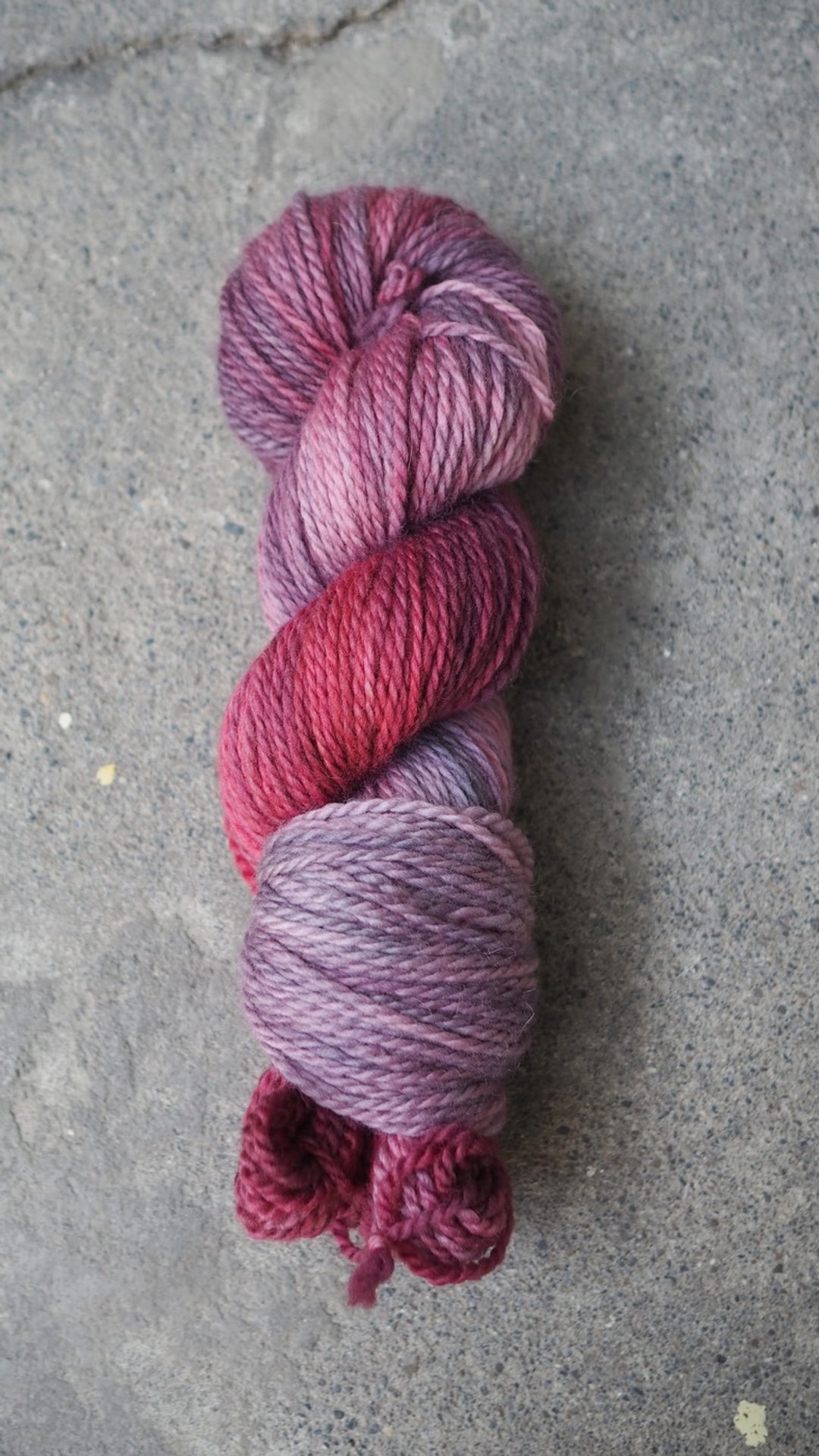 超水洗蓝面羊毛-手染粗线-花丛(Aran yarn) - 编织/刺绣/羊毛毡/裁缝 - 羊毛 