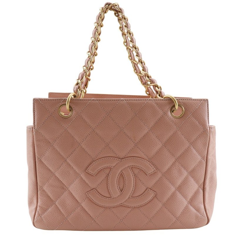 【日本直送】香奈儿 CHANEL Matelassé 双C Logo 托特包 链条包 A15688 鱼子酱皮革 桃红色  વાપરેલું - 手提包/手提袋 - 真皮 粉红色