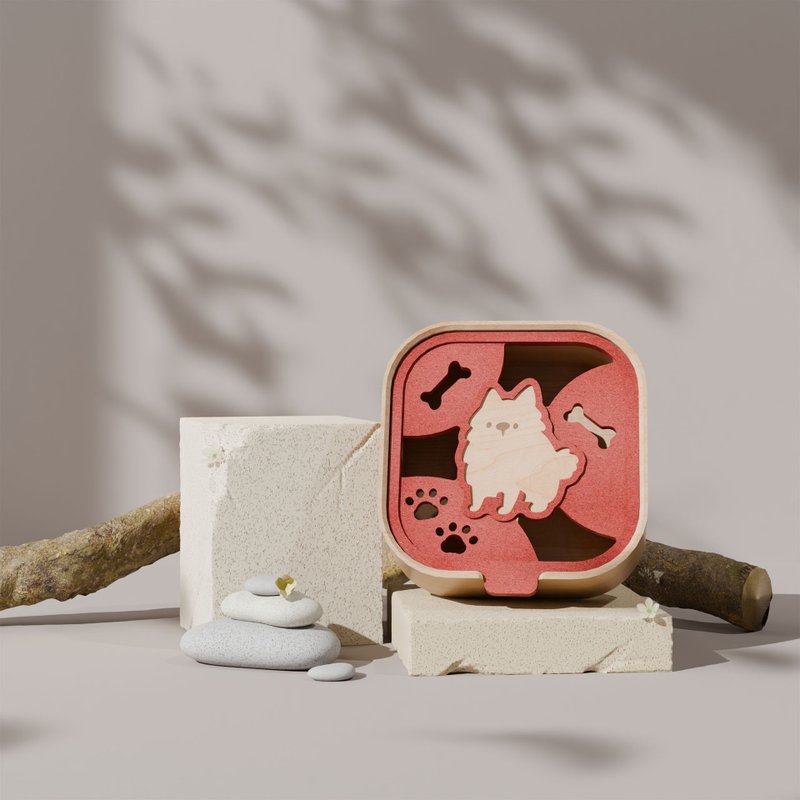 汪汪 - 扩香收纳盒 - 收纳用品 - 木头 多色