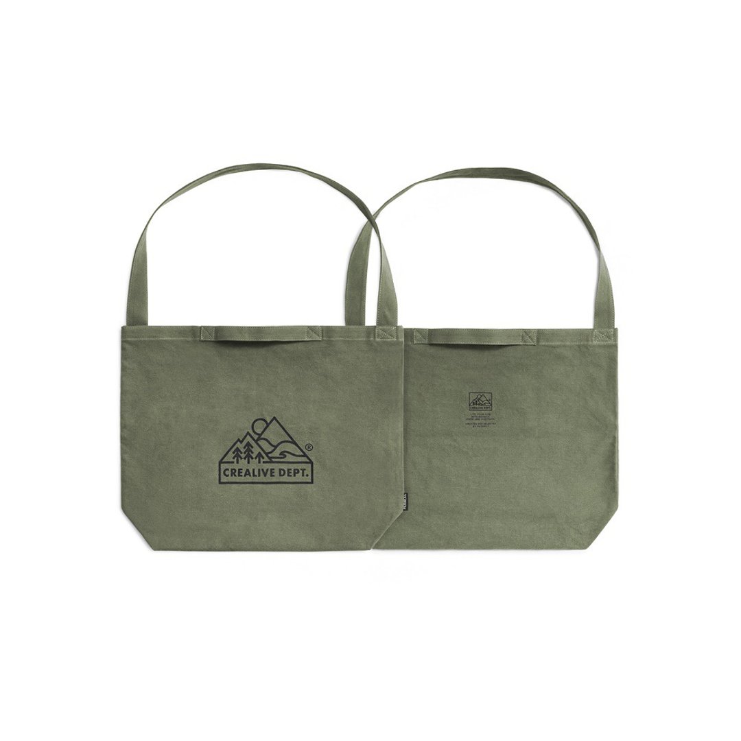 CREALIVE DEPT. Mountain Peak Sling Tote 山峰标志侧背托特包 - 侧背包/斜挎包 - 棉 
