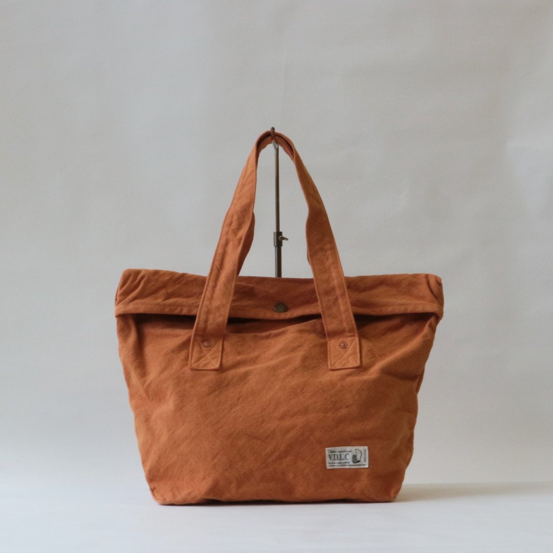 Fly Bag【2025秋冬限定色・砖红】(VC-22) - 手提包/手提袋 - 棉．麻 咖啡色