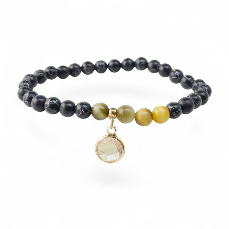 宝石手链或黑珠手链  送给妈妈的礼物之选 RS06 - 手链/手环 - 宝石 多色