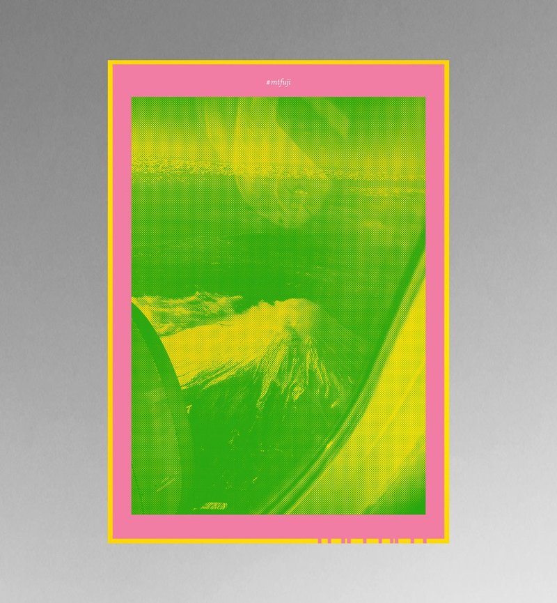 海报A2 | 富士山MTFUJI_01_No.35 - 海报/装饰画/版画 - 纸 黄色