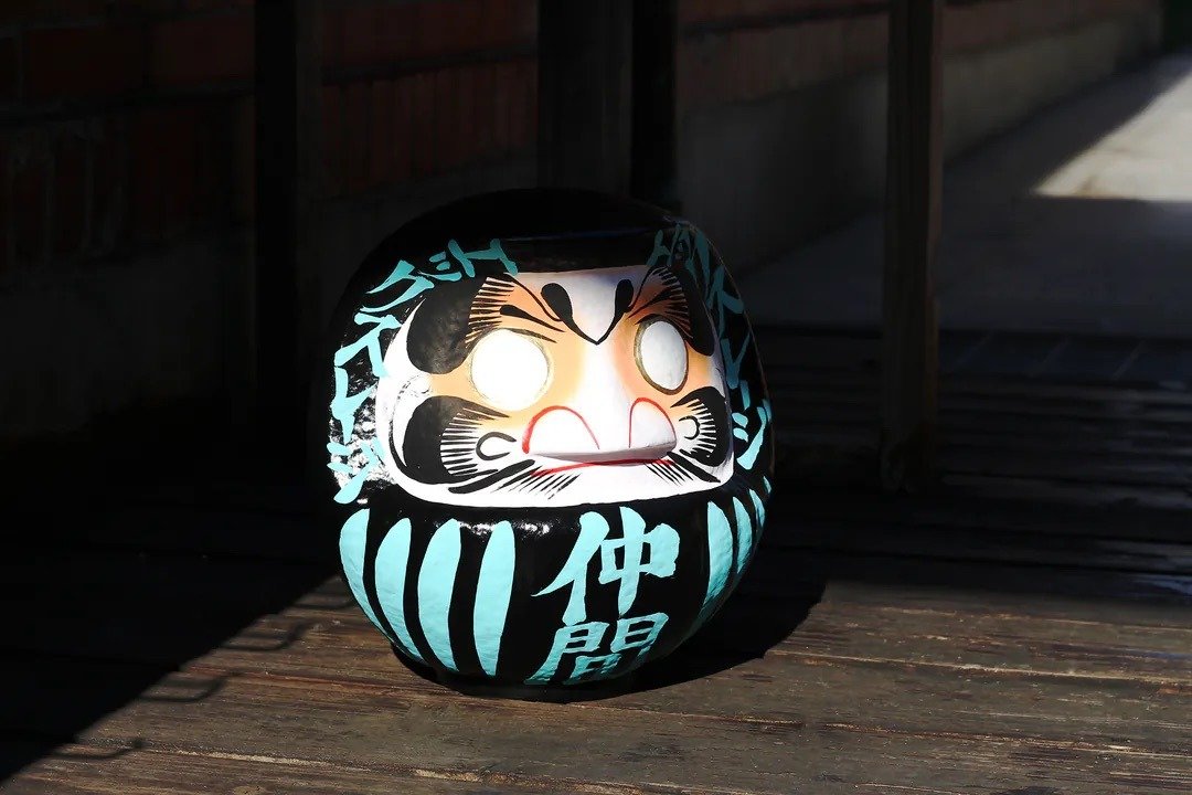 大门屋联名 仲间达摩 - 玩偶/公仔 - 其他材质 黑色
