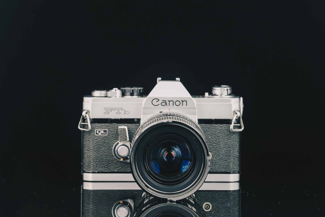 Canon FTb QL+Canon FD 35-70mm F=2.8-3.5 #7662 #135底片相机 - 相机 - 其他金属 黑色