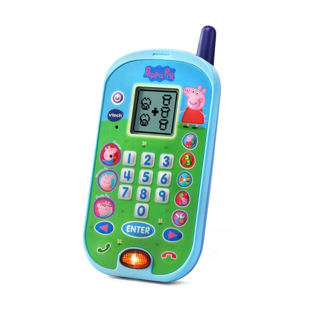 Vtech　粉红猪小妹-智慧学习交互小手机 - 玩具/玩偶 - 塑料 