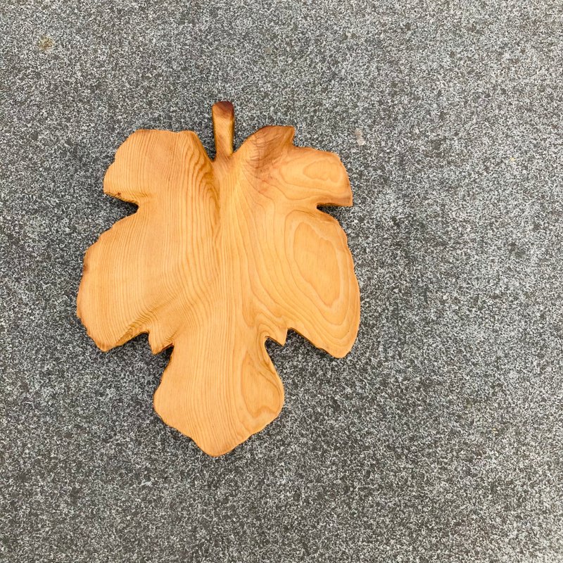 香杉无花果木盘 中 - 盘子/餐盘/盘架 - 木头 