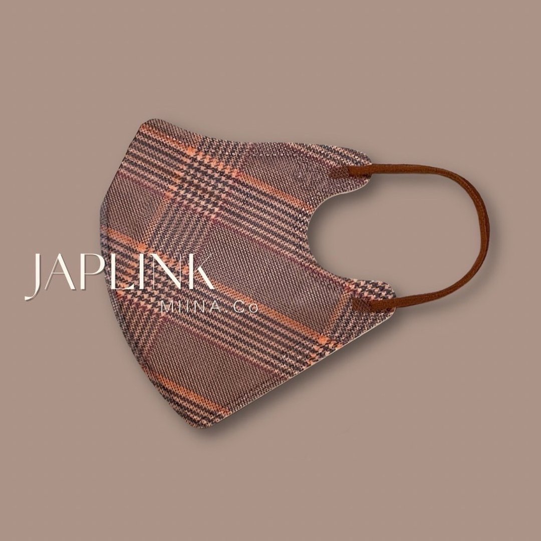 【标准】JAPLINK MASK【D2 / N95】 立体口罩-焦糖西装 - 口罩 - 聚酯纤维 咖啡色