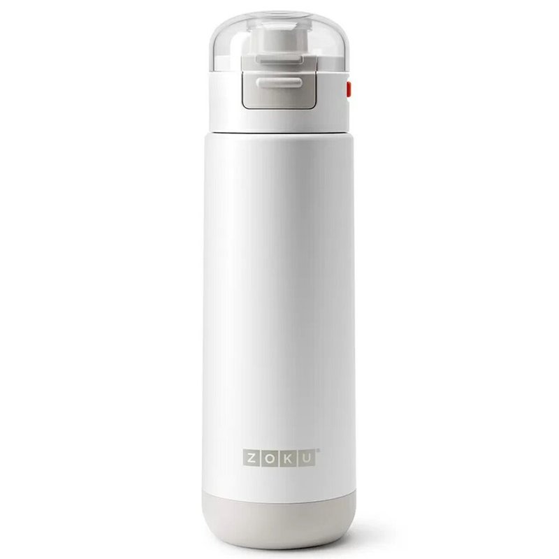 ZOKU 不锈钢真空运动开盖式水樽 500ml - 哑白色 - 水瓶/水壶 - 不锈钢 白色